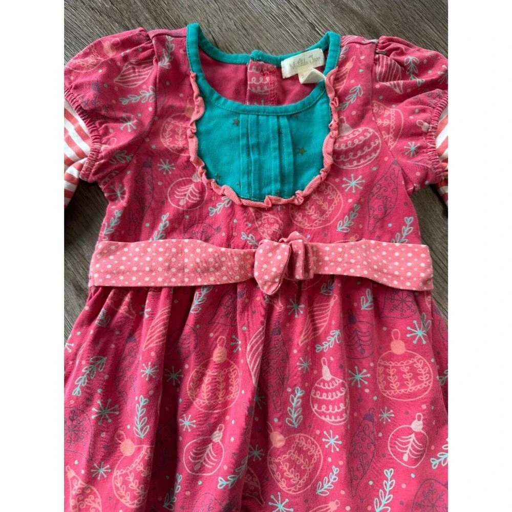 Matilda Jane Davina Dress 18-24 Months Long Sleeve Holiday Christmas Striped